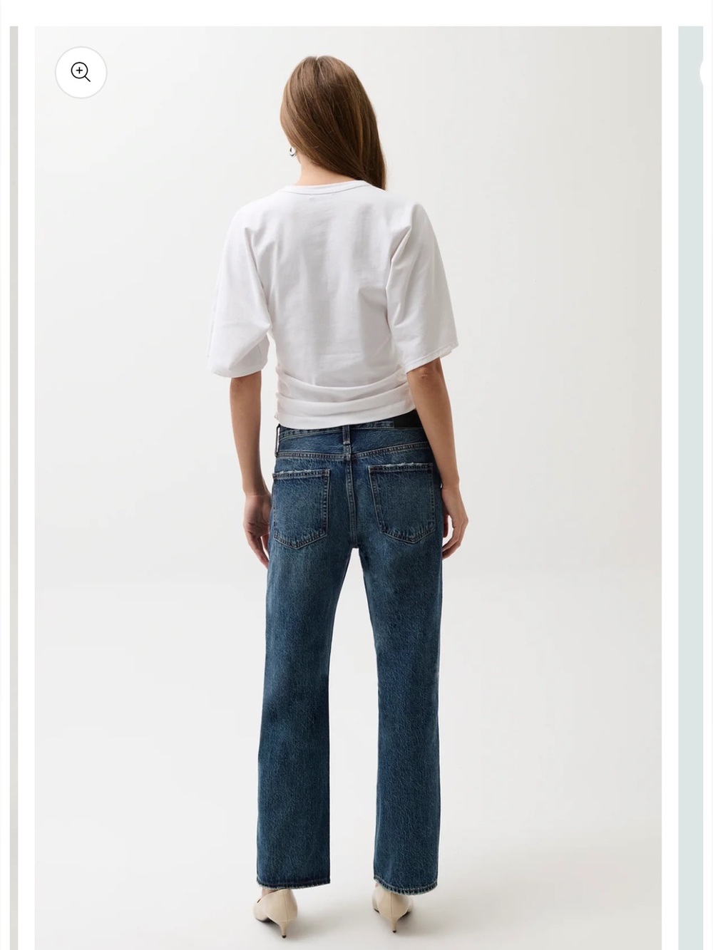PISTOLA LEXI MID RISE BOWED STRAIGHT JEAN - ARTISAN size 26 - Picture 3 of 10